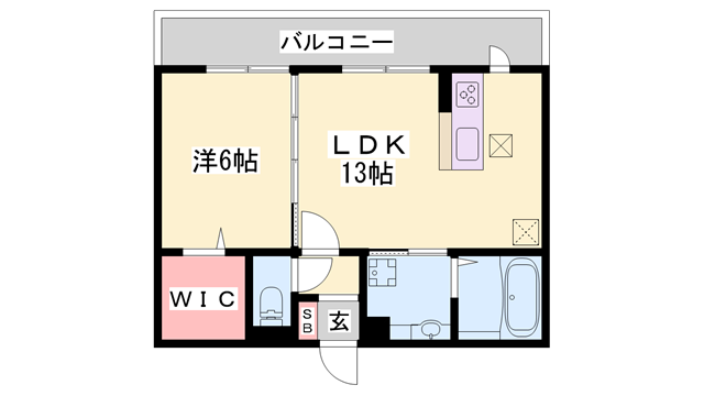 物件間取画像