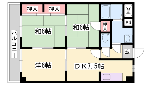 メゾンヒカリの物件間取画像