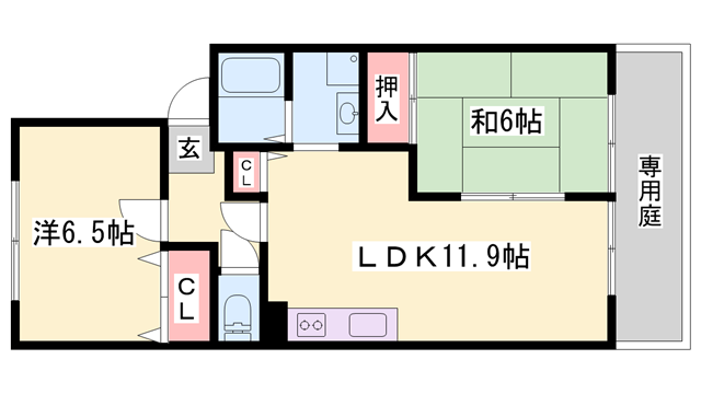 物件間取画像
