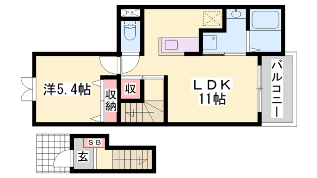 物件間取画像