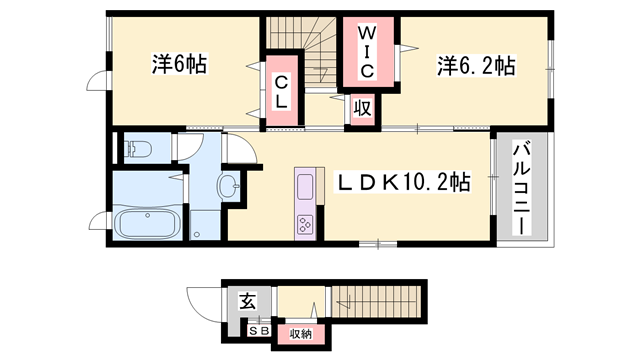 物件間取画像