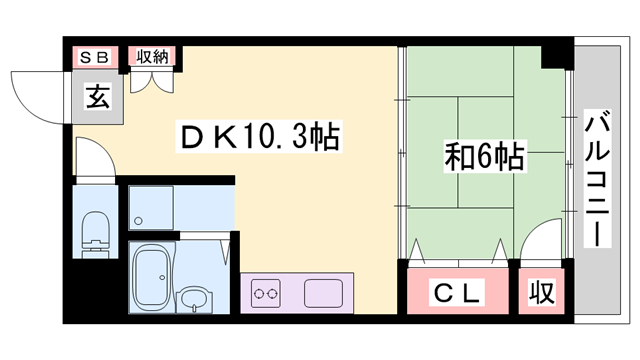 物件間取画像