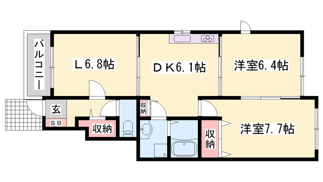 物件間取画像