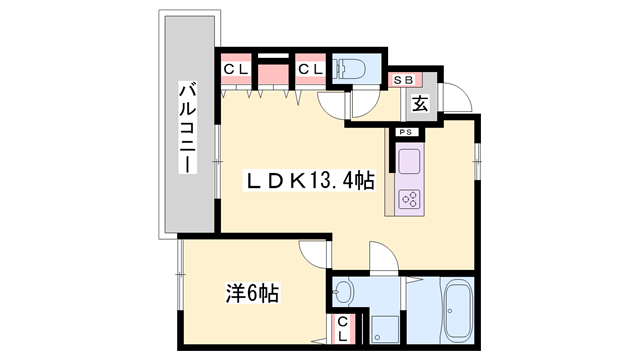 物件間取画像
