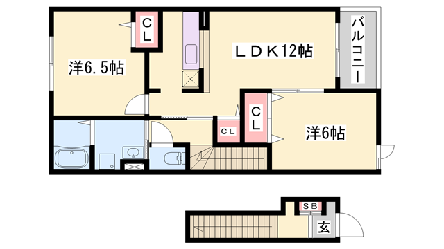 物件間取画像