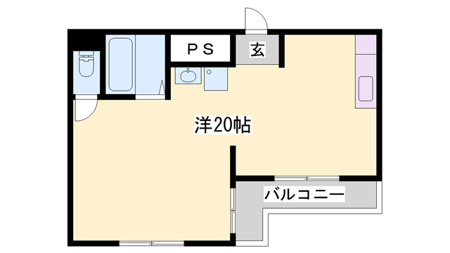 白国弘友ハイツの物件間取画像