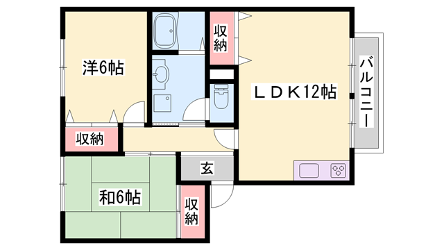 物件間取画像