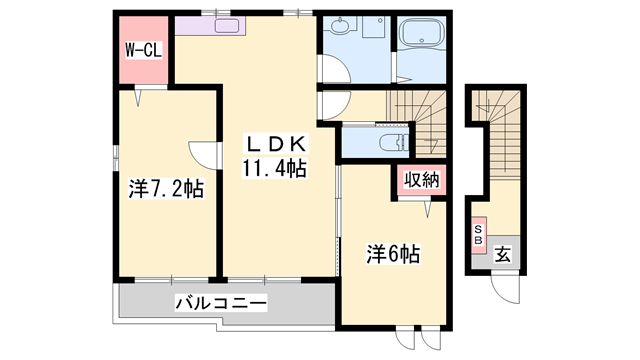 物件間取画像