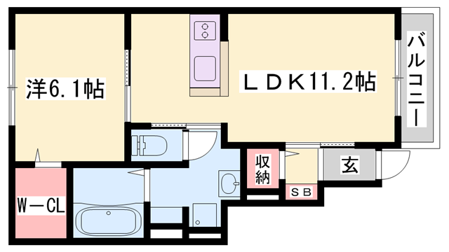 物件間取画像