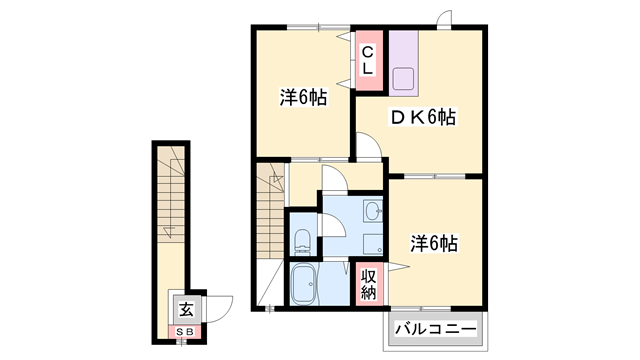 物件間取画像
