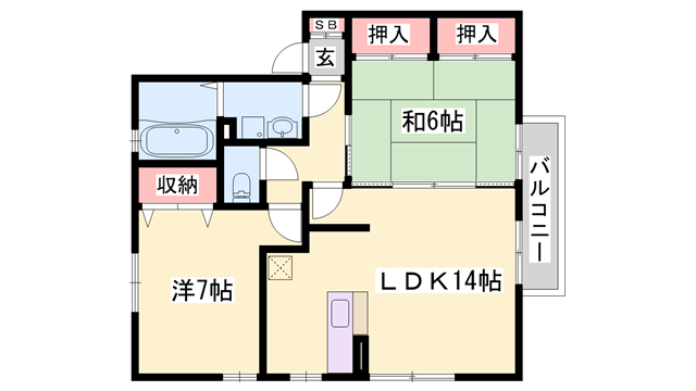 物件間取画像