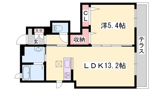 物件間取画像