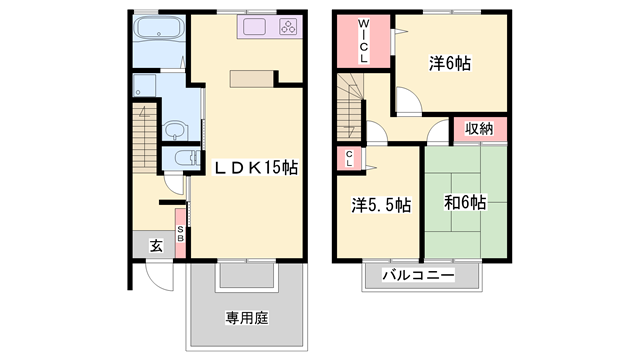 物件間取画像