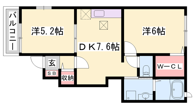 物件間取画像