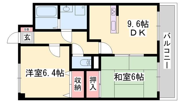 物件間取画像