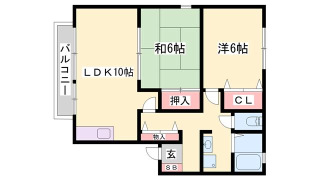 物件間取画像