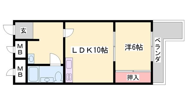 物件間取画像