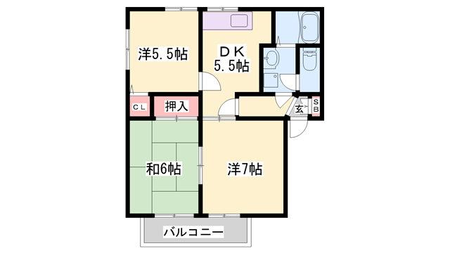 物件間取画像