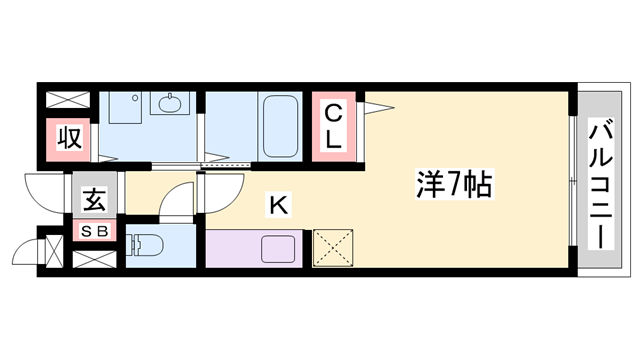 タウニー北条2の物件間取画像