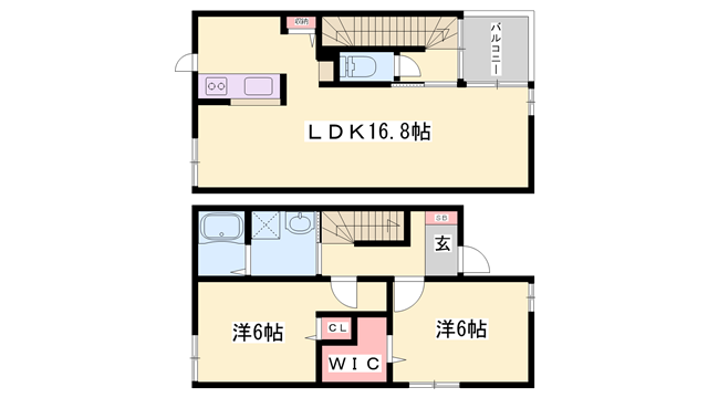 物件間取画像