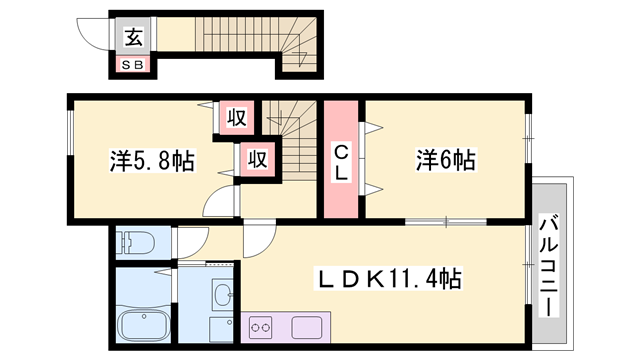 ライゼハイムの物件間取画像