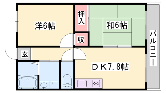 物件間取画像
