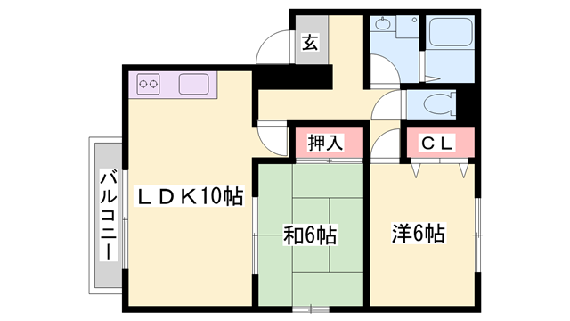 物件間取画像