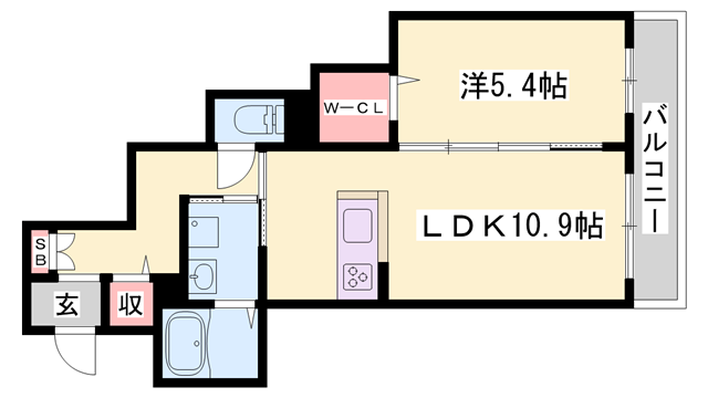 物件間取画像