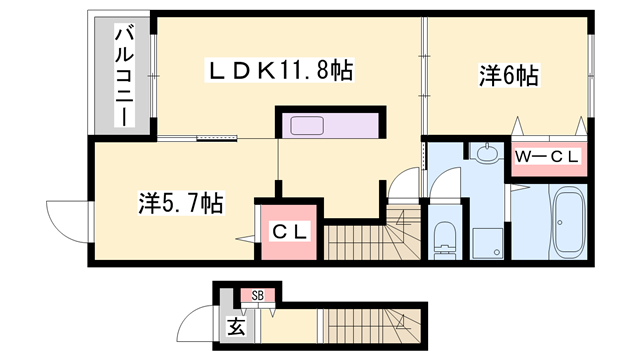 物件間取画像