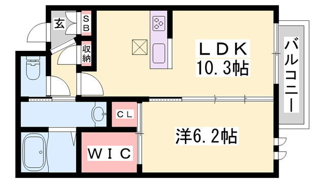 物件間取画像