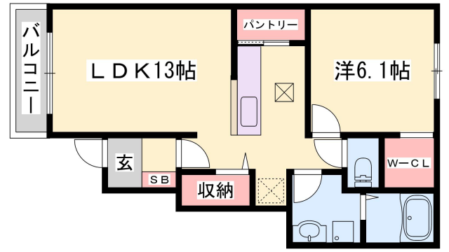 物件間取画像