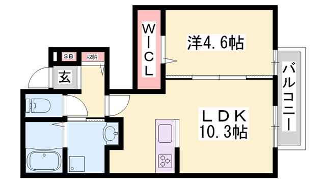 物件間取画像