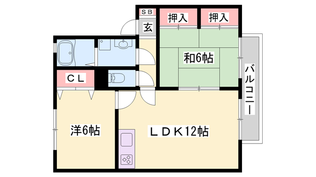 物件間取画像