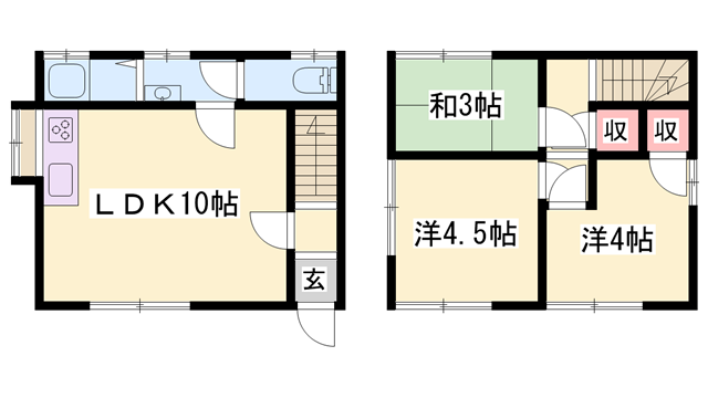物件間取画像