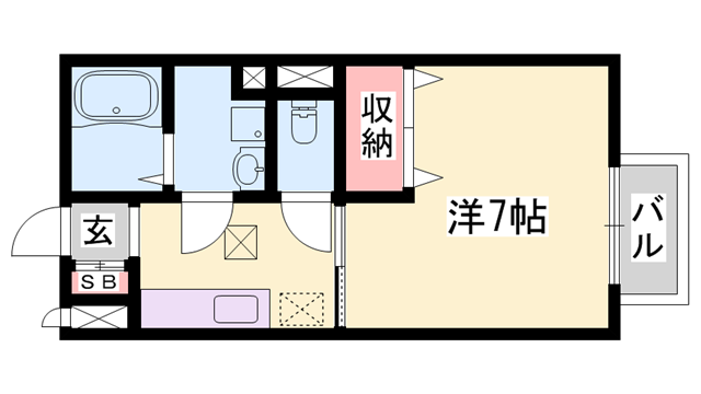 ベルクール大塚の物件間取画像