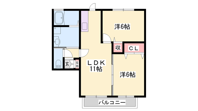 物件間取画像