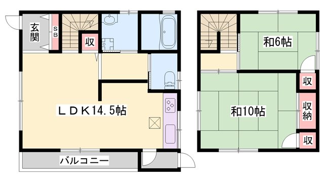 物件間取画像