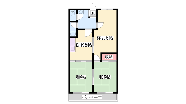 物件間取画像