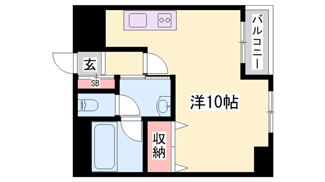 KEIマンションの物件間取画像