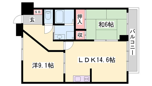 物件間取画像