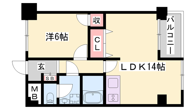 ル・マンド東延末の物件間取画像