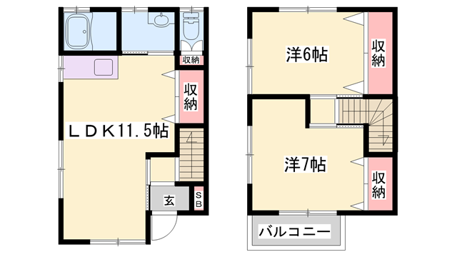 物件間取画像
