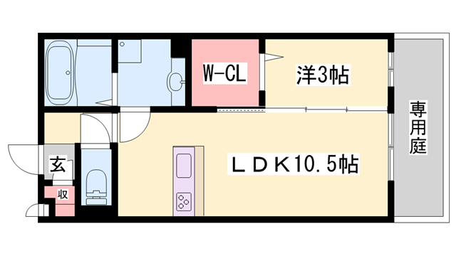 物件間取画像