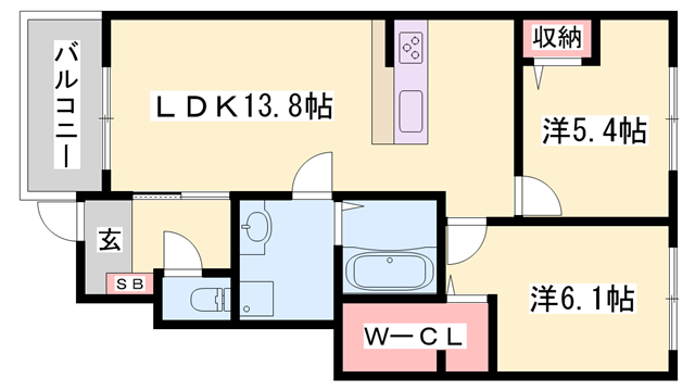 物件間取画像