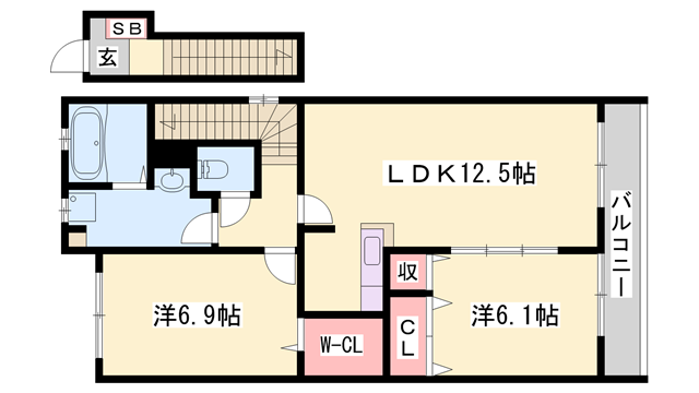 物件間取画像