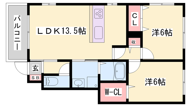 物件間取画像