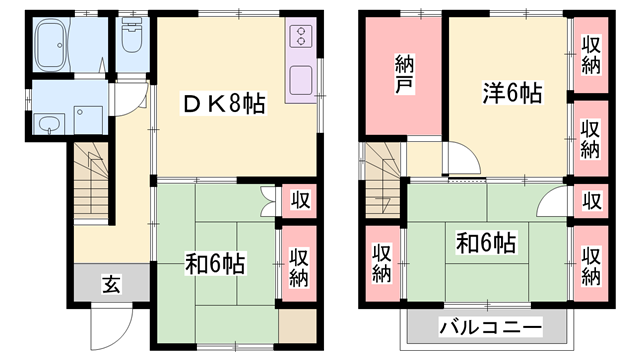 物件間取画像