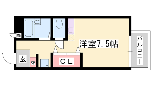 アドバンスコーポ北条の物件間取画像