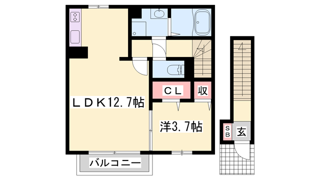 物件間取画像