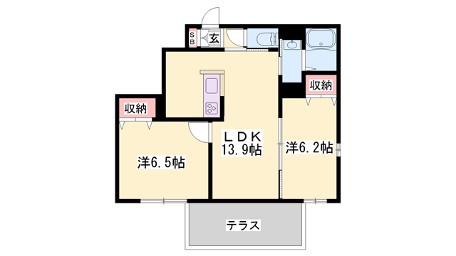 物件間取画像